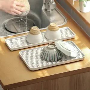 선반 트레이 대 정리 수납 주방 욕실 식기 건조 싱크 용품 다용도 물빠짐