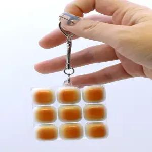 키보드 클리커 클릭커 딸깍이 키캡키링 9구 마시멜로