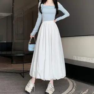 밴딩 DJ04QS88 롱 벌룬 스커트 OSM-1005890