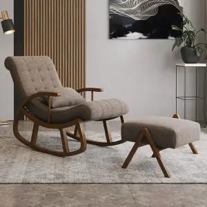 발받침 안락의자 릴체어 흔들 의자 거실 1인용쇼파