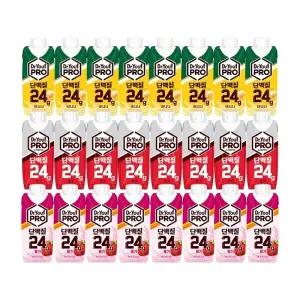 닥터유 프로 단백질 드링크 3종 24개 (초코,바나나,딸기) 250ml