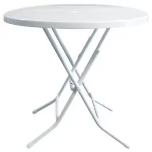 원형탁자 테이블 흰색 1개 편안한 파라솔 접이식 포장마차 플라스틱 야외 정사각 편의점 포차