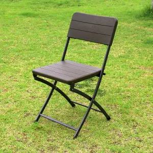 [공간미가구]아르세 브로몰딩 접이식 의자 캠핑 야외 간이 테라스 접이식 상담