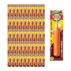 [롯데웰푸드]의성마늘 프랑크 소시지 녹찐치즈70g x50개