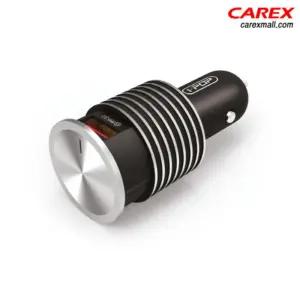 카렉스 시그니처 푸시 듀얼 충전기차량 용핸드폰 용거잭 시거 고속 급속가 시가 차량용 휴대폰