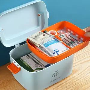 이든앤저스티스 가정용 약 보관 구급상자 특 대형휴대용통 케이스 비상 용케이스 구급함 수납용품 구급파우