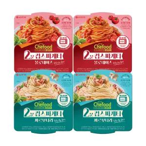 쉐푸드 스파게티 볼로네이즈220G x2개+스파게티 까르보나라220Gx2개