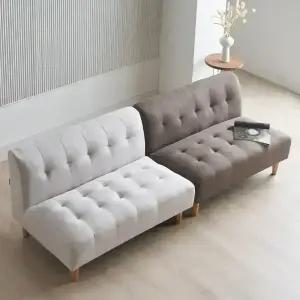 에보니아 포니 2인용 쇼파 패브릭 인조가죽