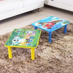 뽀로로 공부상 유아밥상 책상 접이식 좌식 책상