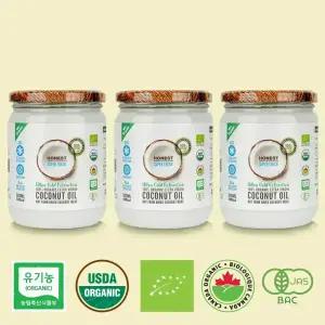 어니스트 유기농엑스트라버진코코넛오일 500ml 3병