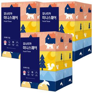 모나리자 미니 스퀘어 각티슈200매 36개