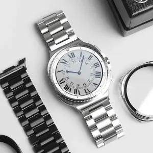 갤럭시워치8 7 6 5 프로 4 클래식 메탈 스트랩 원터치 원버튼 원클릭 링크 브레이슬릿