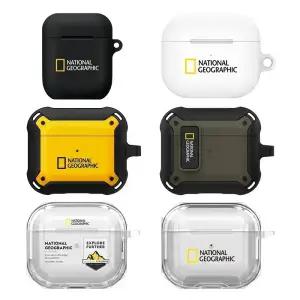 내셔널지오그래픽 에어팟프로3 2 에어팟 4 3 2 1 케이스 모음 키링/실리콘/이어폰/분실방지