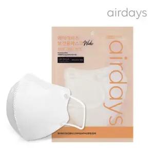 에어데이즈 KF94 새부리형 마스크 중형와이드 50매 화이트