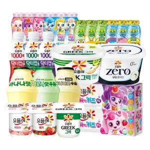 빙그레 요플레 그릭요거트 제로 무당 플레인 짜먹는 키즈 캐치티니핑 뽀로로 요구르트 프로틴 드링크 닥터캡슐 단지우유 냉장음료 모음