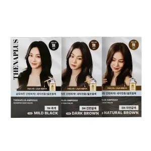 더나플러스 5분 간편 새치 염색약 셀프 흰머리 샴푸형 앰플 염색 5개입