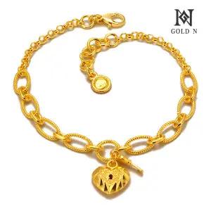 골드앤 순금 24K 하트클루 팔찌