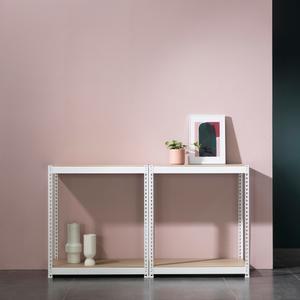 스피드랙  2단 철제선반 조립식앵글 펜트리 베란다 창고 선반 수납 장 경량랙 렉