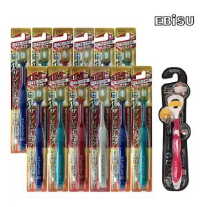 에비스칫솔 더프리미엄케어 7열 12개 + 글란츠 혀클리너 1개