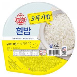 오뚜기밥 흰밥 210g x 48개 (12개입 x 4박스)