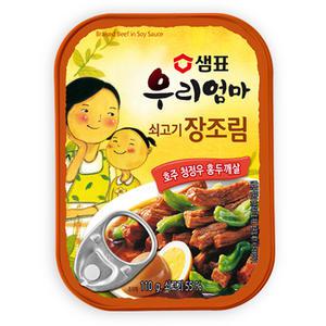 샘표 우리엄마 쇠고기장조림 110g x 10개