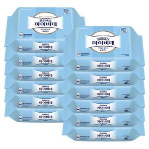 유한킴벌리 크리넥스 마이비데 리필형 46매 12팩