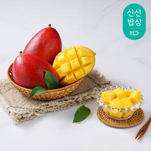 [품질보장] 고당도 애플망고 2kg (4~6입) 페루 직수입
