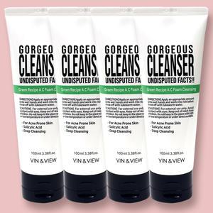 여드름 폼클렌징 4개 청소년 살리실산 남자 중학생 여자 사춘기 세안제