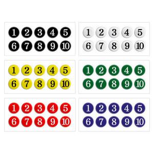 에폭시 번호판 35mm 1~200번 숫자판 테이블 사물함 락커 번호 숫자 스티커