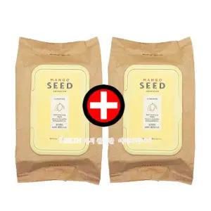 1+1 더페이스샵 망고씨드 실크보습 소프트 클렌징티슈