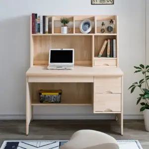 아리코 편백나무 원목 편수 책상 세트 (착불)