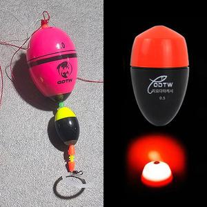 듀라맥스 낚시찌 반유동 주간 주야간 램프 구멍찌+수중찌세트