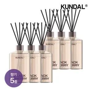 쿤달 퍼퓸 대용량 디퓨저 500ml x6개(향 5종 중 택 1)