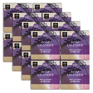 해피바스 오리지널컬렉션 솝라벤더 비누 90g x16개, 목욕 비누