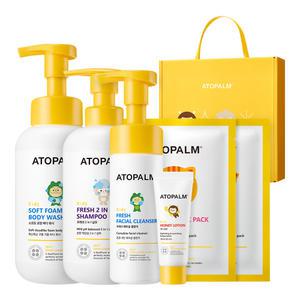 아토팜 키즈 목욕놀이 선물세트(샴푸+바디워시+페이셜 클렌저)