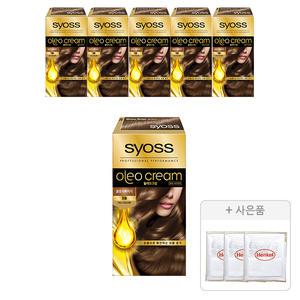 사이오스 올레오크림 3B 글로시베이지, 6개 + 증정(염색키트, 3개)