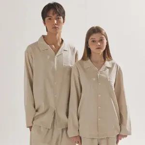 [팔랩] 남여공용 쿨터치 파자마 세트_PL24S5PJ001_LBE