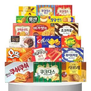 [판다네 마켓] 육만 과자 B세트 회사 사무실 탕비실 세미나 학교 학생 어린이 대용량 간식 스낵 다과 과자선물세트