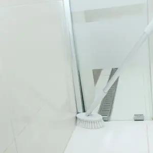 시스템 바닥솔 2단조절 파이프/욕실/화장실/청소솔/바닥솔/롱바닥솔/긴바닥솔/밀대봉/브러쉬/세척솔/찌든때