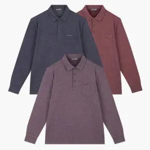 [크로커다일]솔리드 자카드 기모 카라티 CDAA9TS4401_JJ