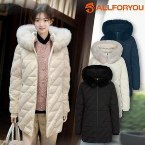 올포유 패딩 후드집업 여자패딩 점퍼 경량 여성