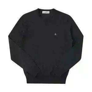 비비안웨스트우드 니트 2701000C Y0006 P411 ORB 로고 라운드넥 남성니트 당일발송