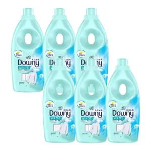 다우니 엑스퍼트 실내건조 프레시 클린 초고농축 섬유유연제 1L x 6개
