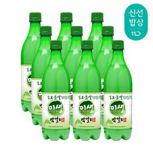 [품질보장] 김포탁주 김포금쌀 미생 생막걸리 6도 750ml x9병