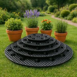 숨쉬는 블루베리 텃밭 계란판 대형 화분 원형 받침대 슬릿 과습방지 물빠짐 조립식 분갈이 마술 뿌리 받침