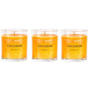 코코도르 허니피치 향초 캔들 회사 선물 추천 170g 3P BNS