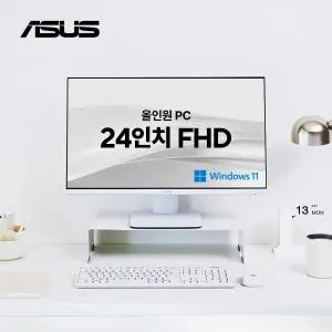 ASUS V400 AiO V440VAK-WPC180W 24인치 올인원 PC 인텔 i5-13420H 16GB 512GB 윈도우 11홈 일체형 데스크탑