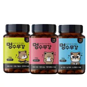 목우촌 펫 9단 강아지 3종 영양제 세트 눈/피부/관절