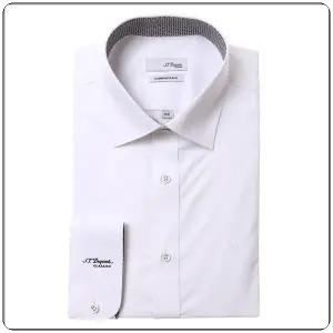 [대구백화점] [듀퐁셔츠]구김이 적고 착용감이 편안한 슬림셔츠(SE4FM22LS931SWH)