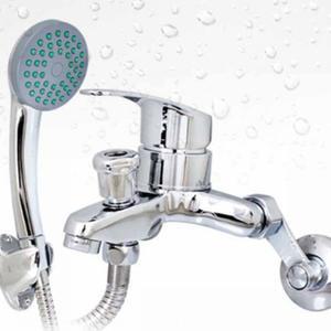 욕조화장실겸용 혼합수전 벽부착 샤워기세트 레버 수도꼭지